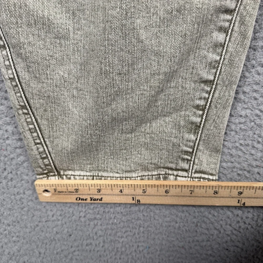 Gap Jeans Womens 6 Short Gray Barrel Leg Denim Indie Edgy Grunge‎ Y2K Classic